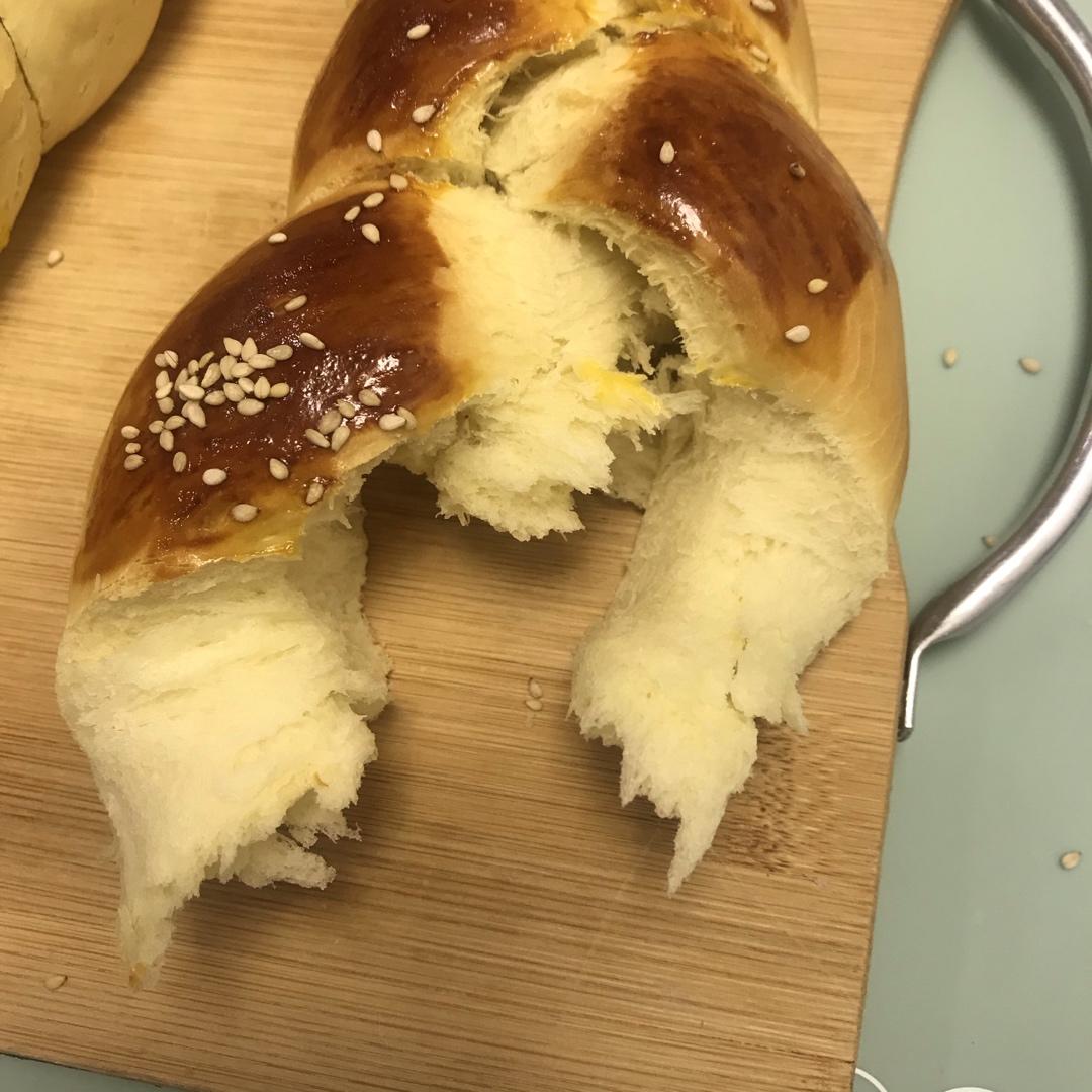 酸奶辫子面包（一次发酵）