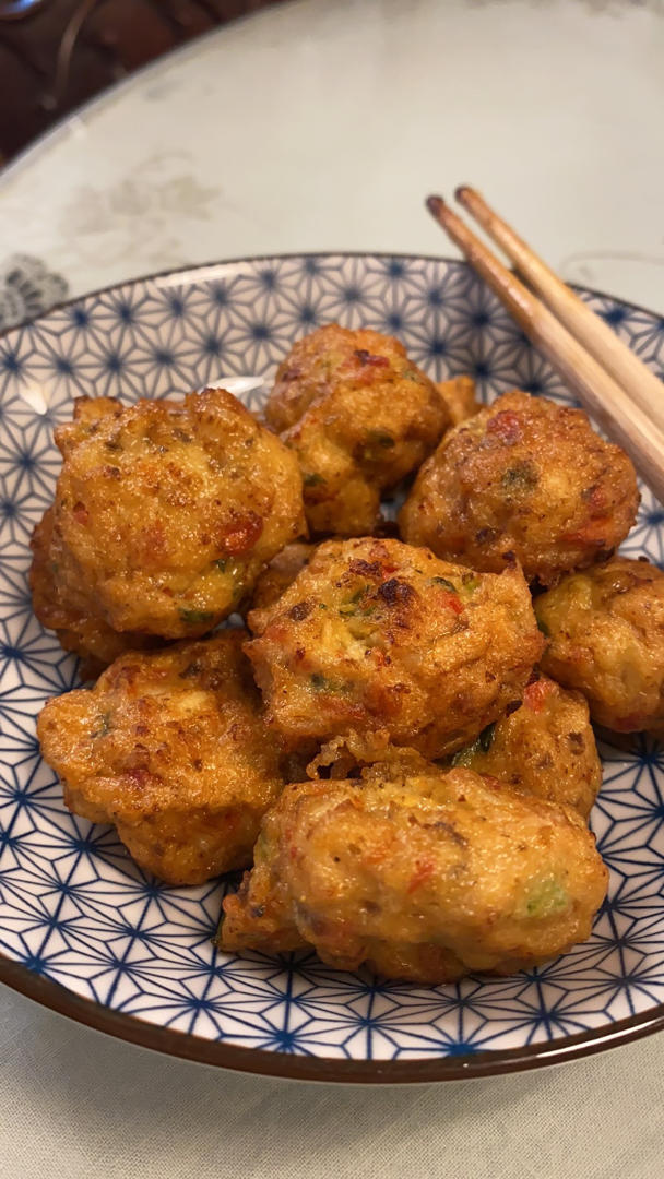 胡萝卜香菇鸡肉丸