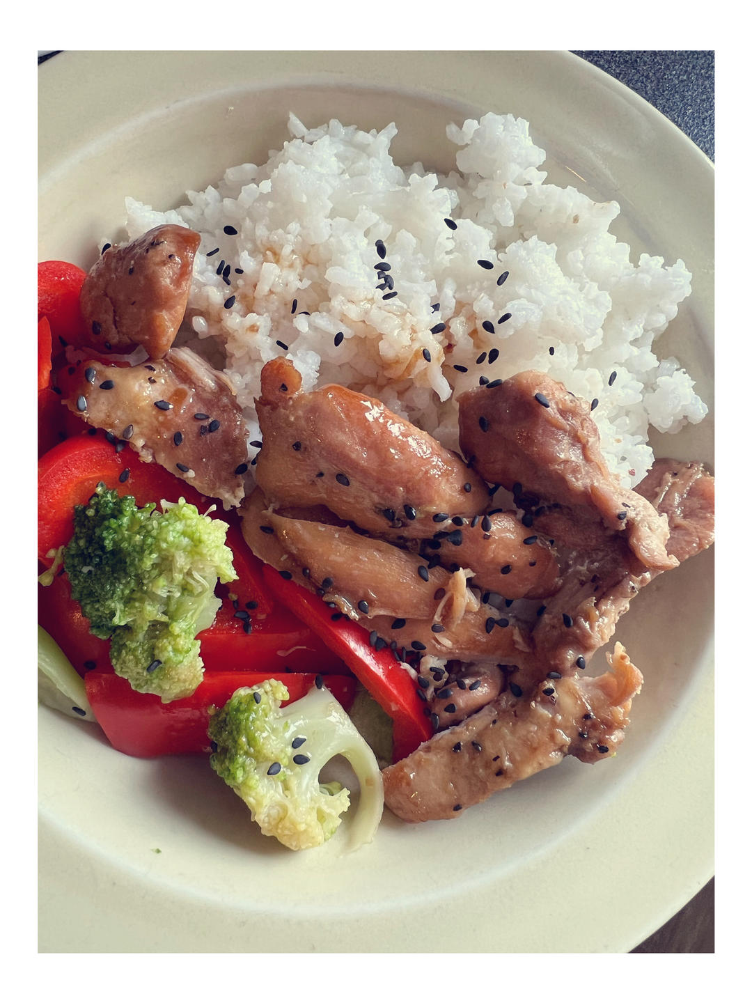 照烧鸡腿饭