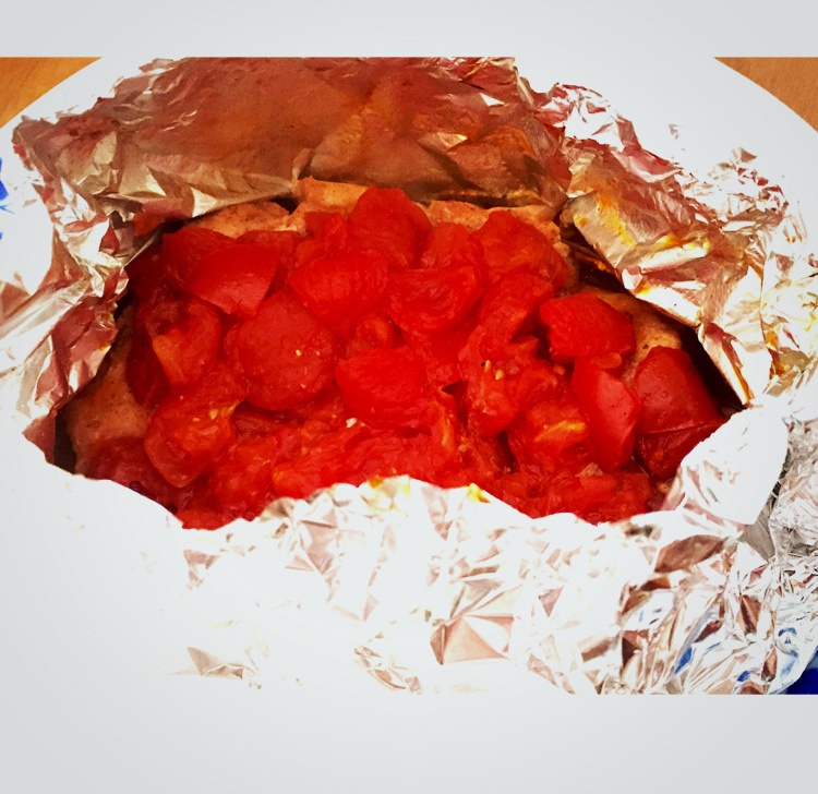 锡纸烤三文鱼  （Salmon Baked in Foil）