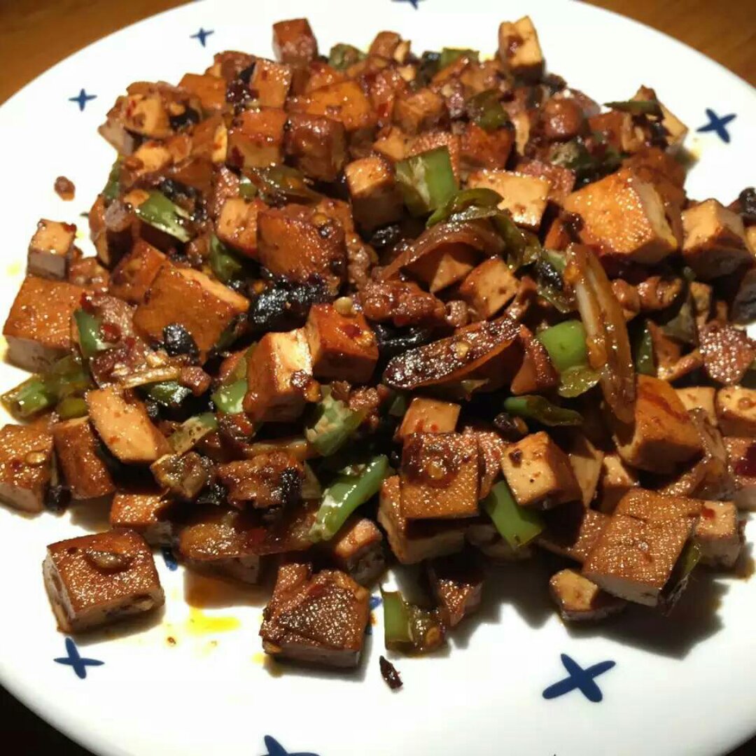 下饭神器---老干妈炒香干