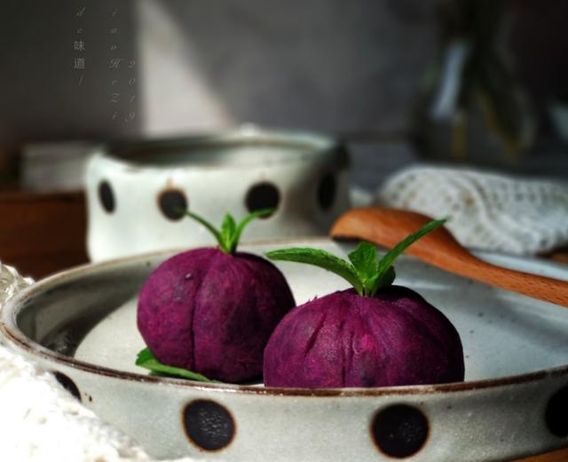 紫薯茶巾绞的做法