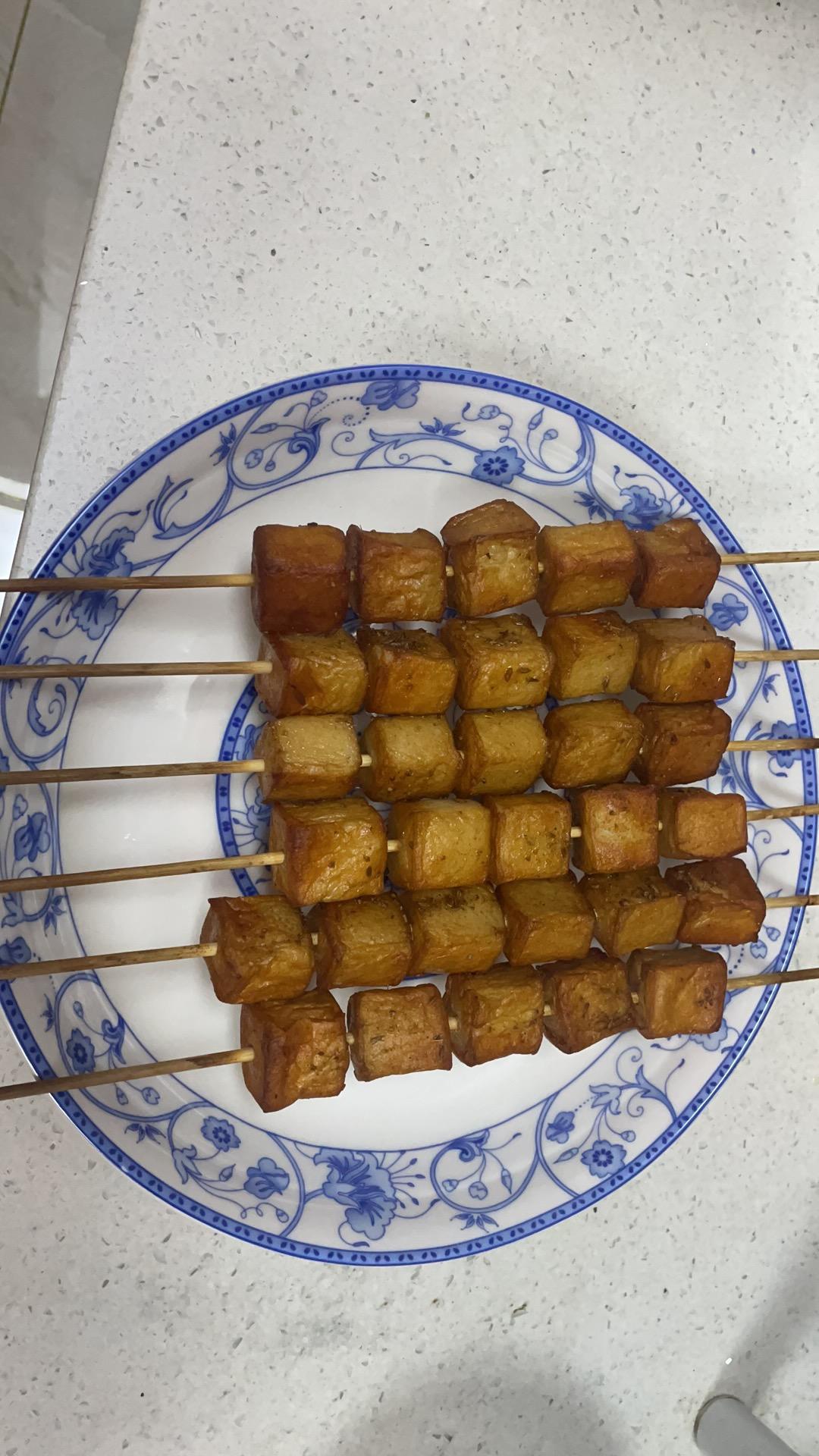 烤箱版烤鱼豆腐