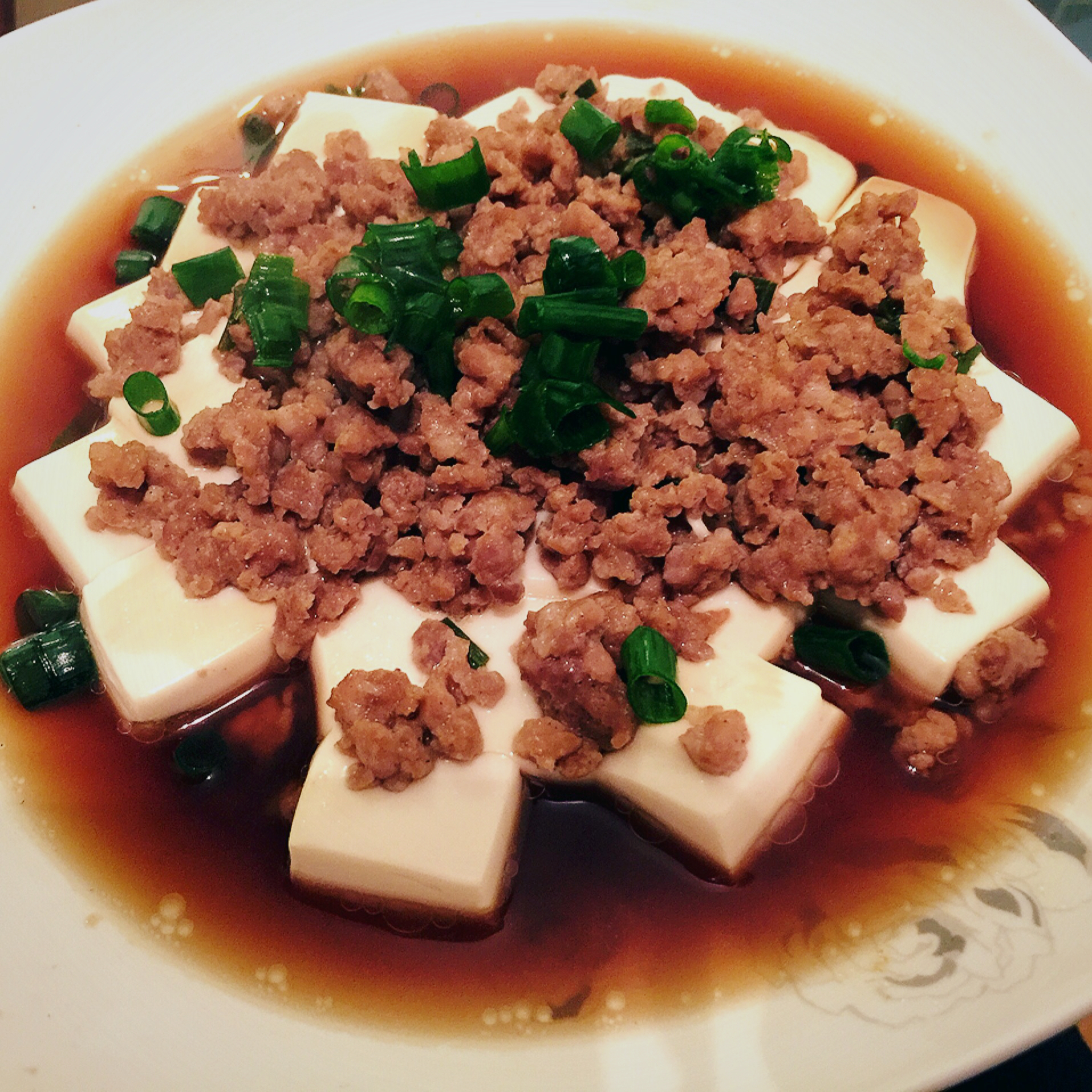 肉末蒸豆腐