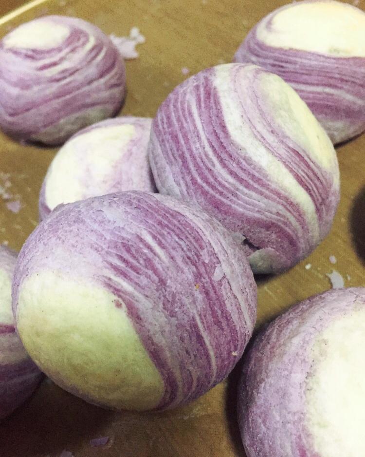 麻薯香芋酥/台湾大甲芋头酥(无猪油完美复刻2015.10修订各种抹茶酥、绿茶酥、蛋黄酥、紫薯酥通用哟）