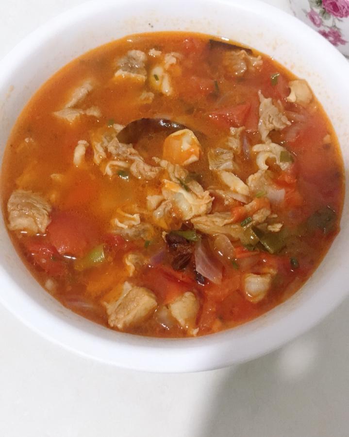 【番茄土豆炖牛腩】