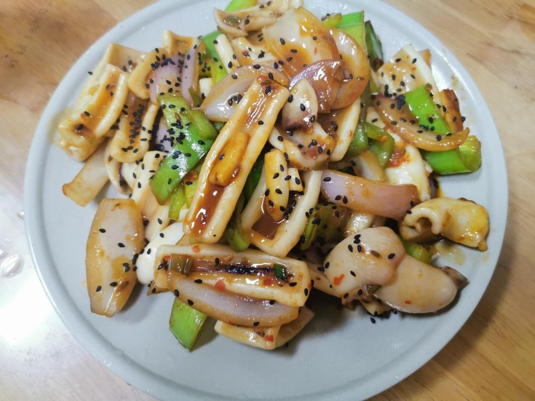 爆炒香辣鱿鱼