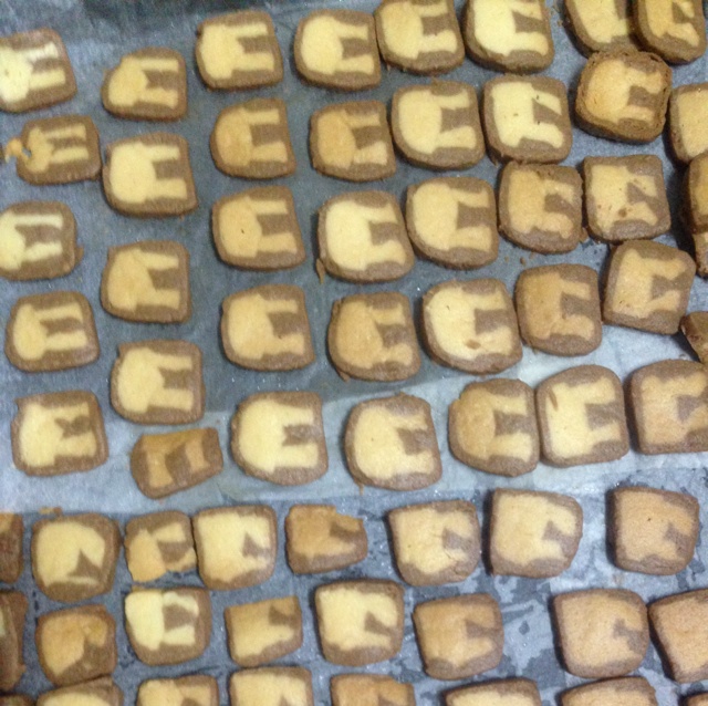 抹茶兔兔曲奇（比熊猫简单！超详细实物图+超良心手绘图）