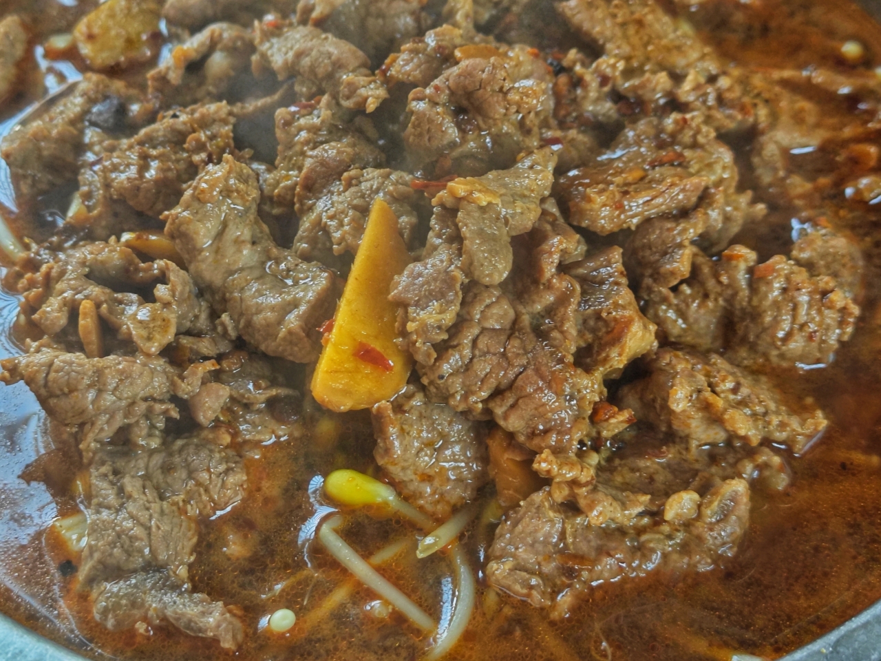 简单的火锅底料水煮牛肉Ｉ超开胃下饭👏的做法 步骤9