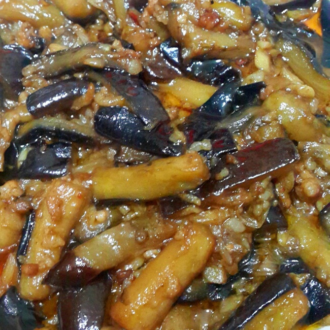 肉末茄子粉丝煲