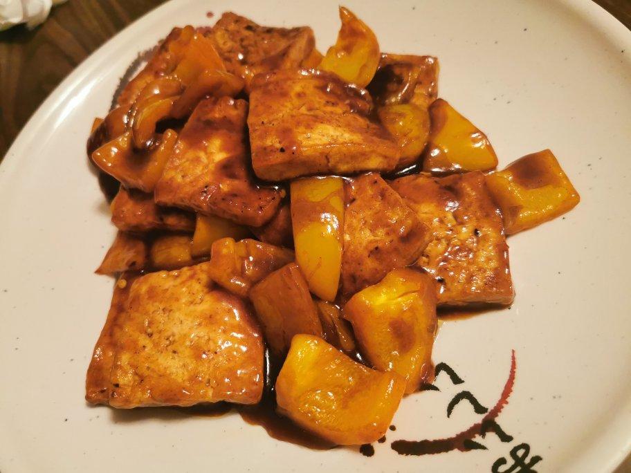 青椒炒豆腐