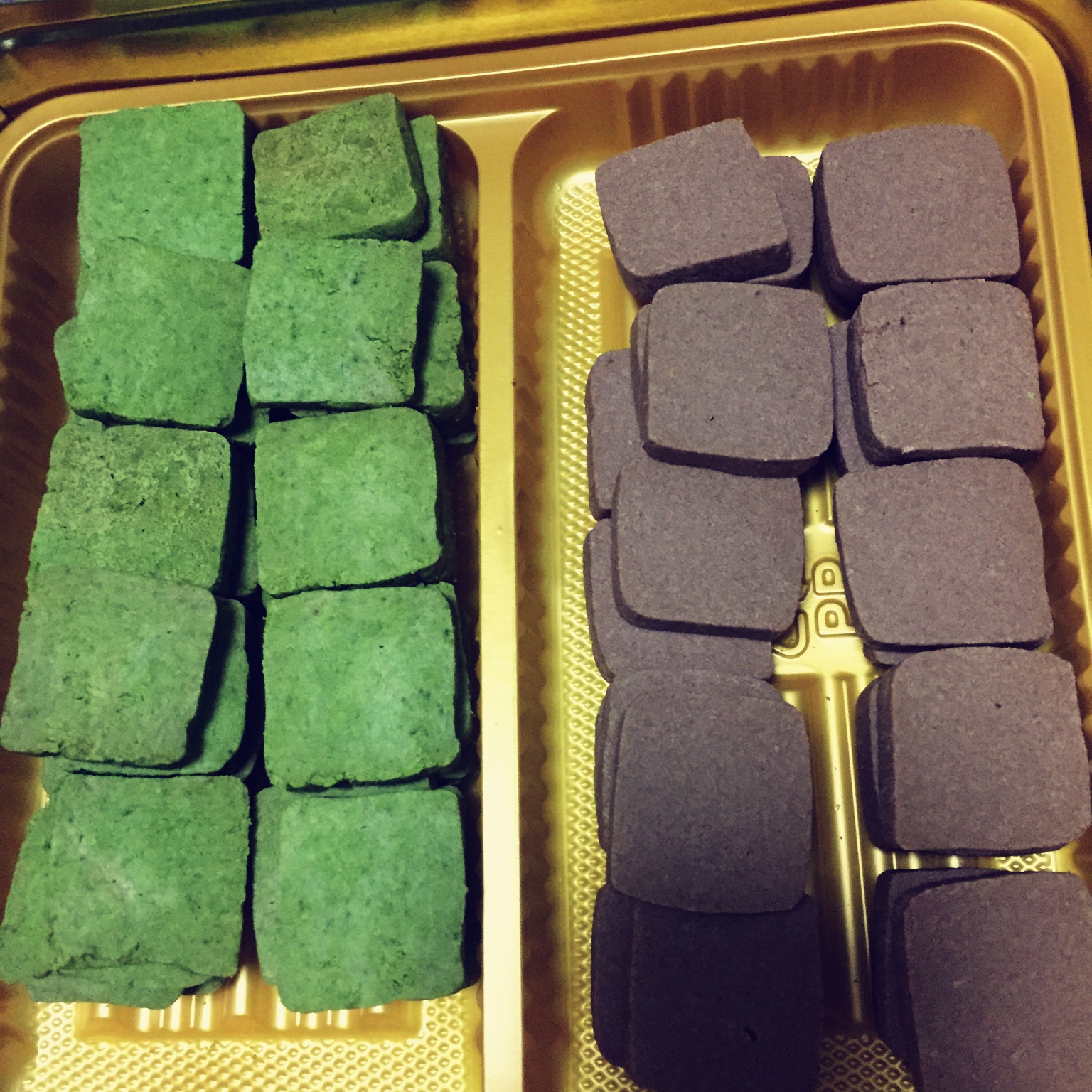 抹茶红豆米饼干