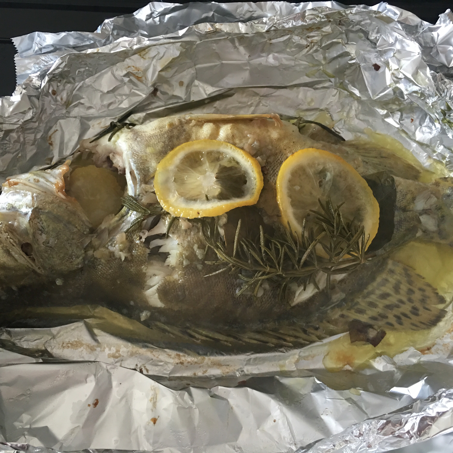 香草柠檬烤鱼