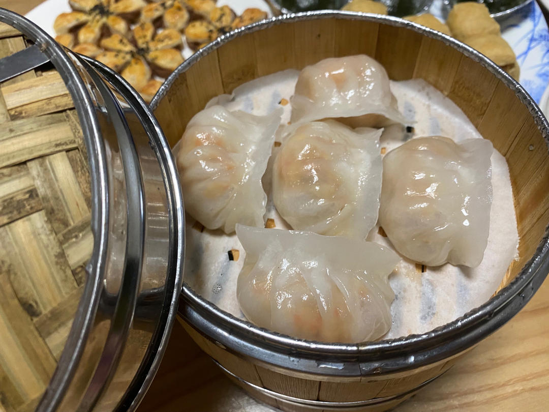 水晶虾饺，老广最爱的一盅两件