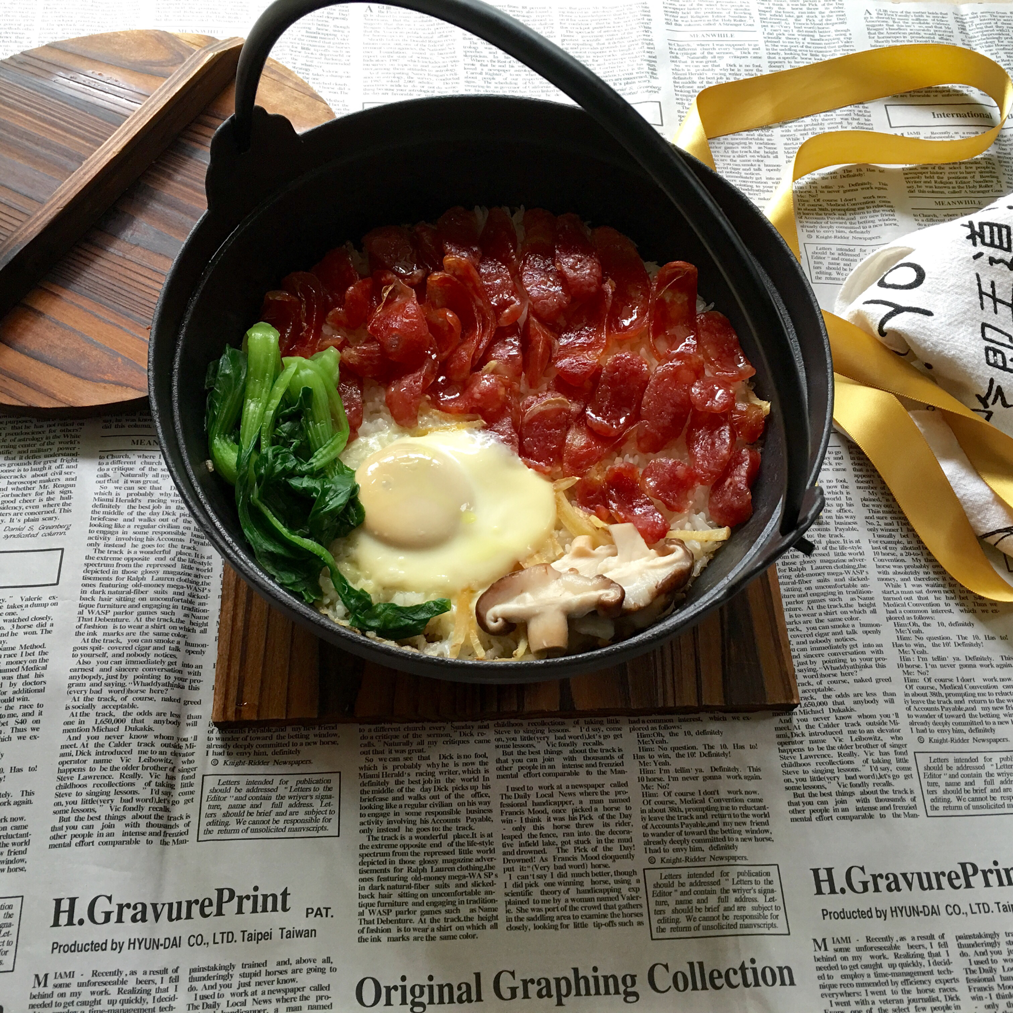 广式腊味煲仔饭