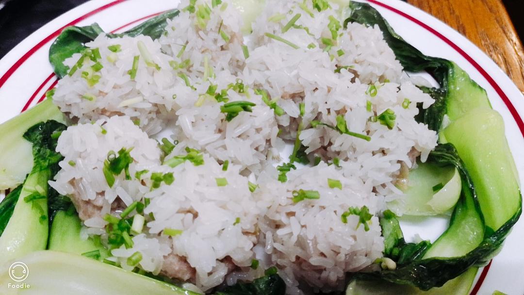 猪肉西葫芦糯米丸子
