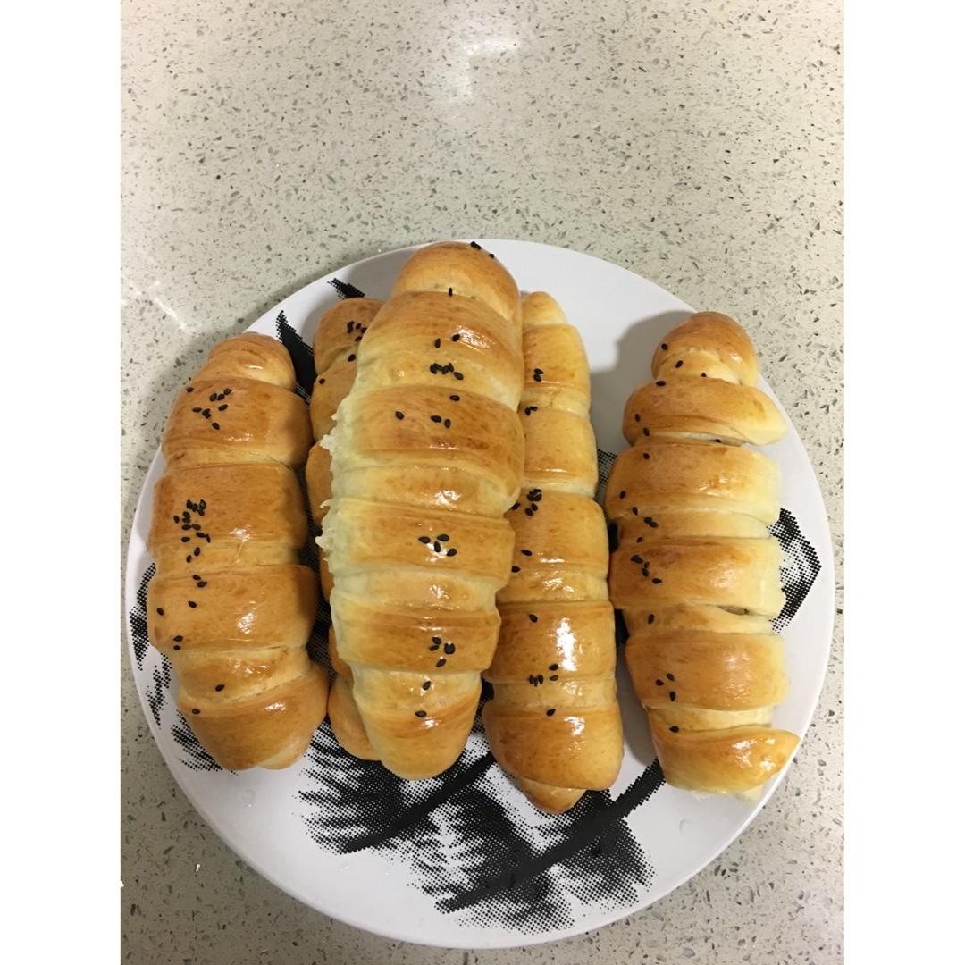 毛毛虫肉松面包