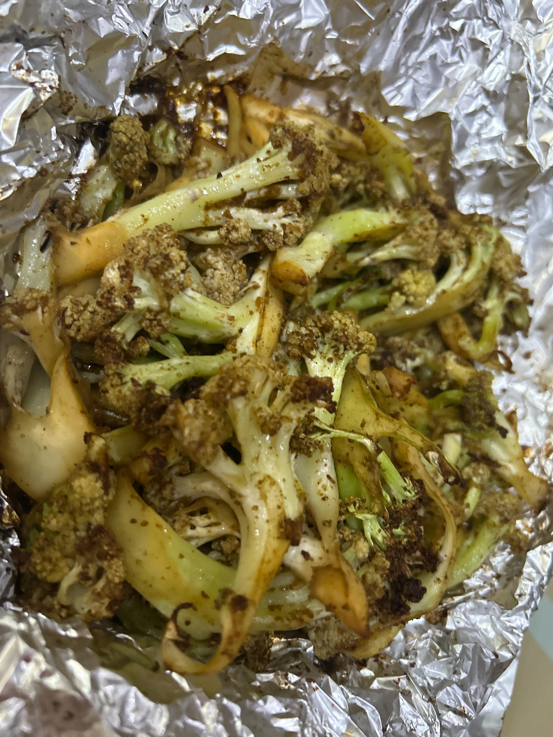 【空气炸锅】清爽炸花菜 ！比饭店做的还好吃！