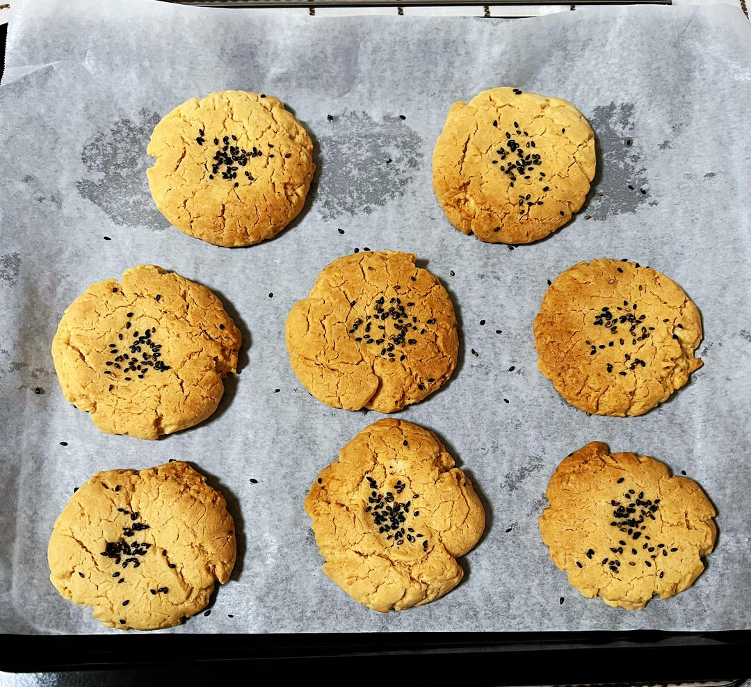 酥到掉渣‼️桃酥～玉米油版！超简单✌️