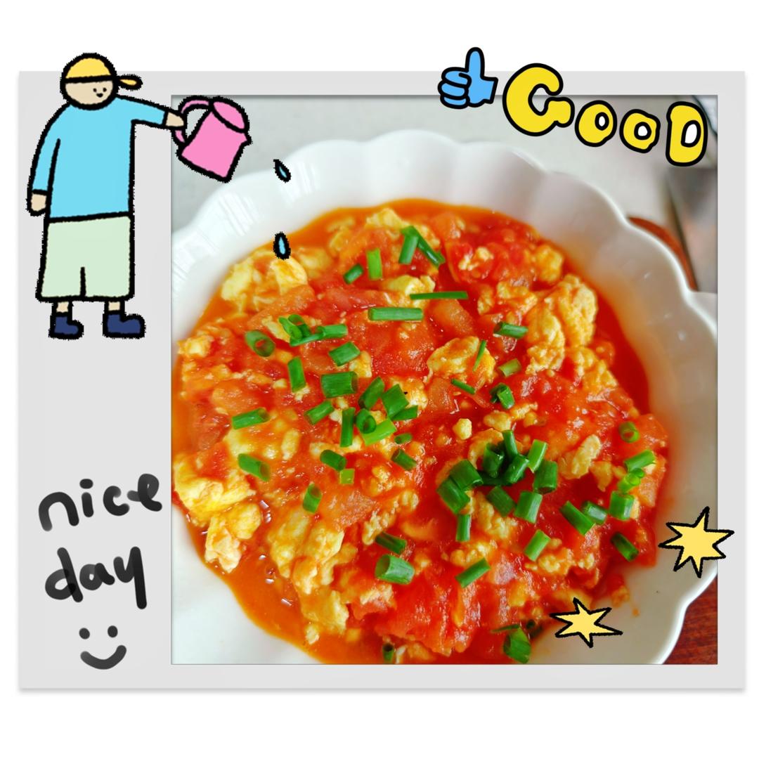 超嫩滑的番茄炒蛋