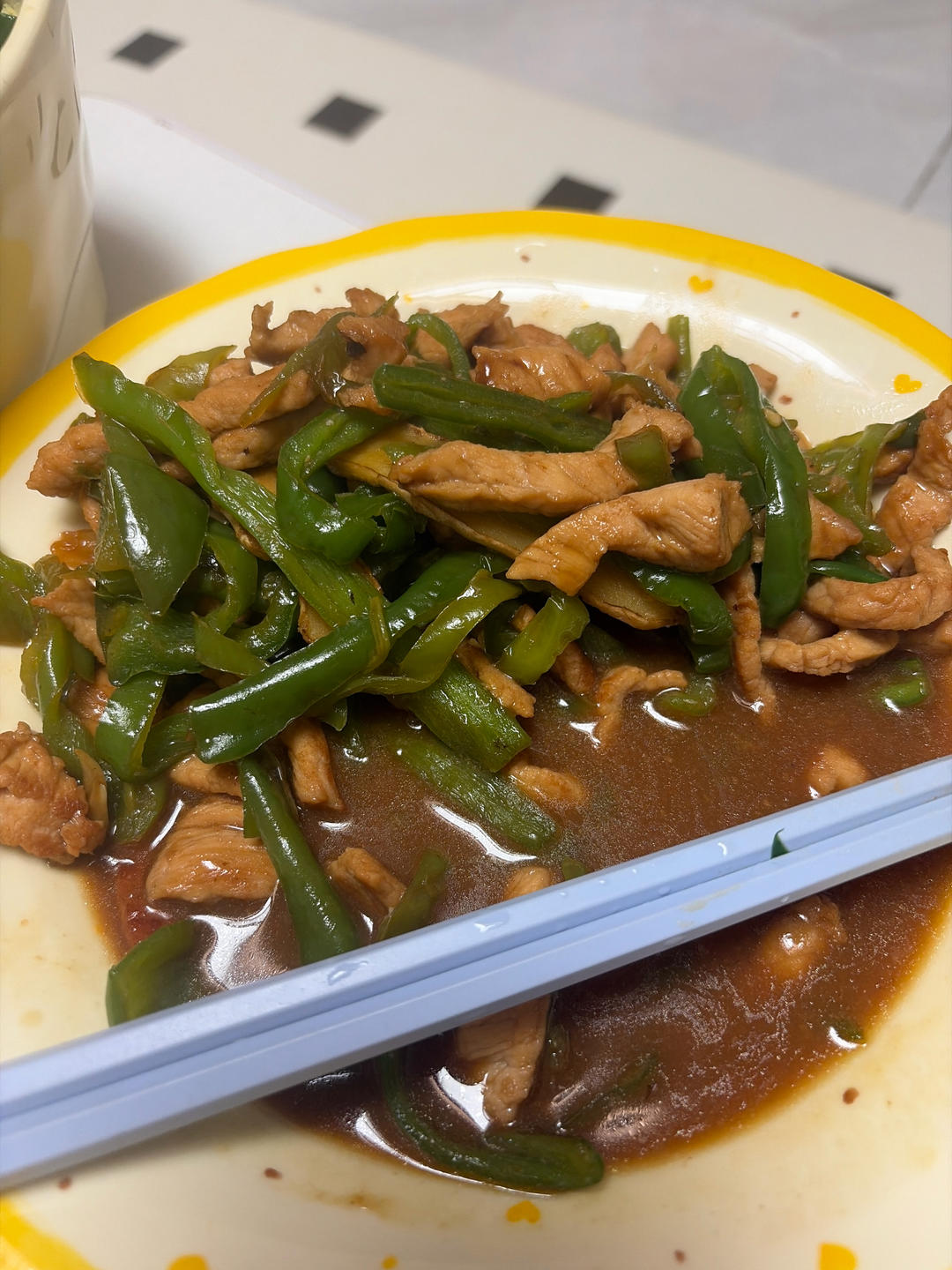 ㊙️超级下饭的青椒炒肉丝❗️吃三碗饭都不够