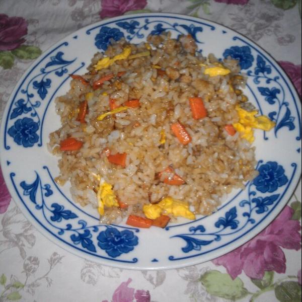 素炒米饭