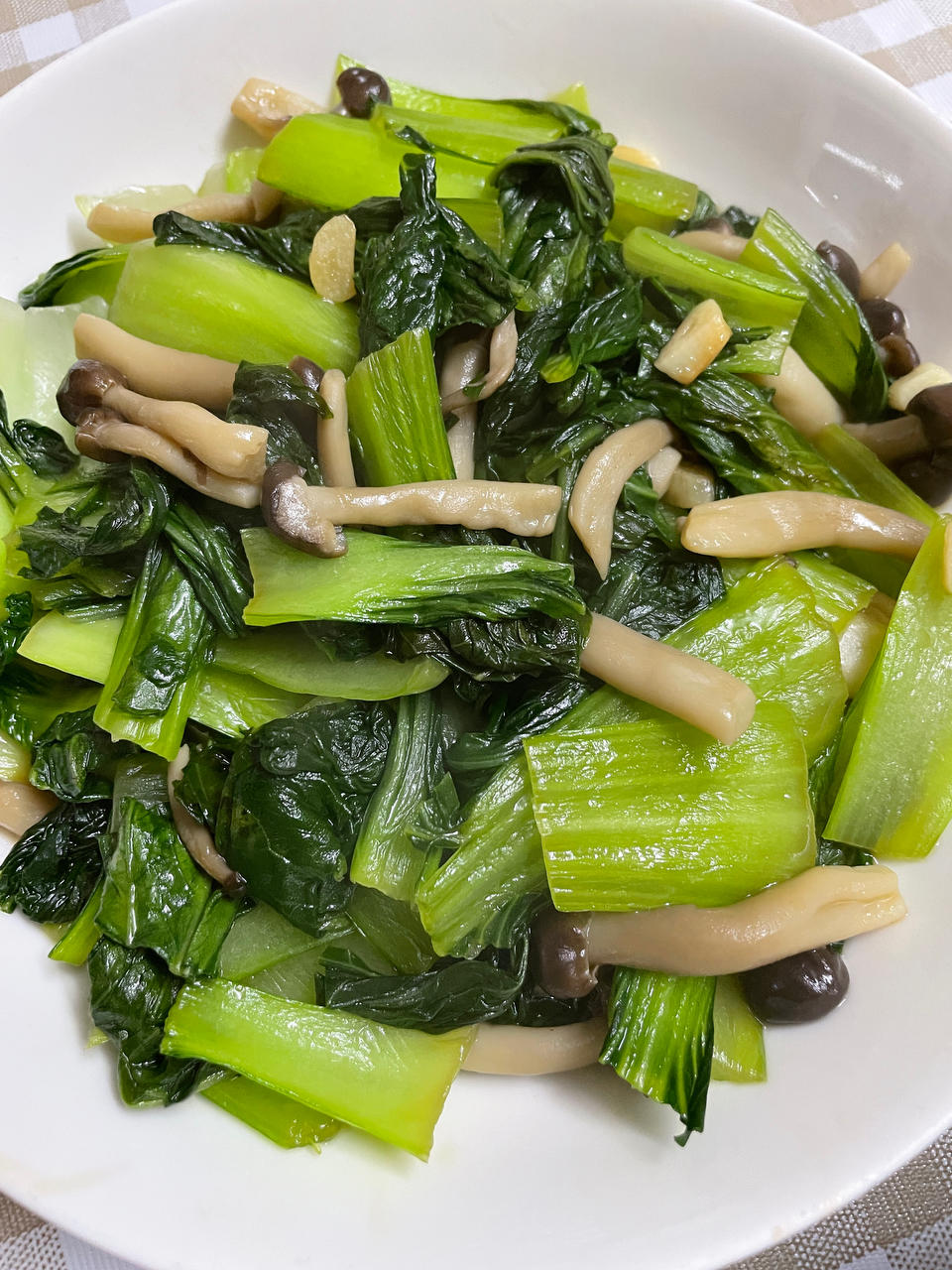 蟹味菇炒青菜