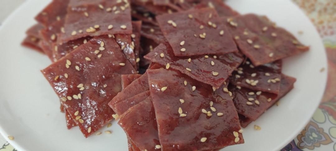 蜜汁猪肉脯🥩适合孩子吃的零食
