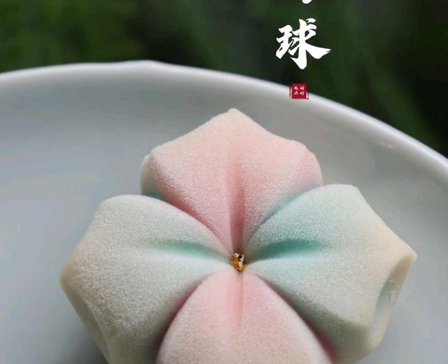 闲时｜茶菓子制作【绣球】的做法