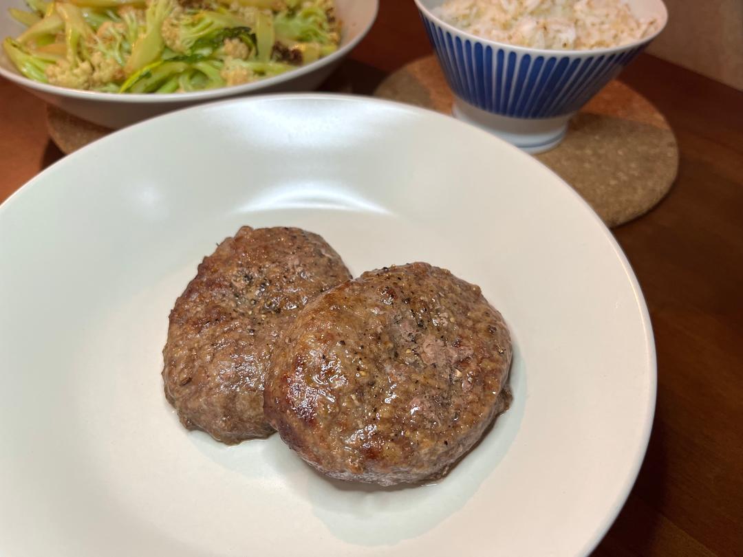 空气炸锅 牛肉饼（半成品）