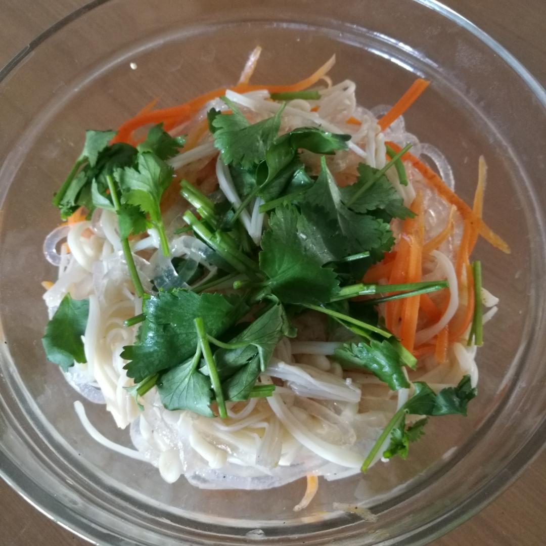 金针菇拌粉丝