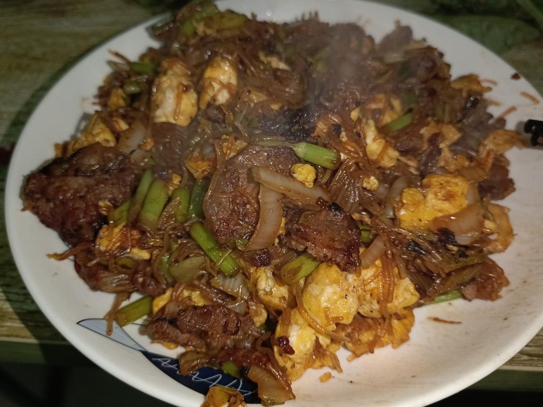 炒龙口粉丝