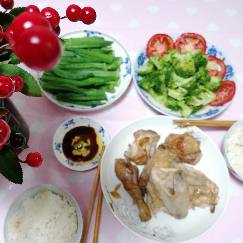 电饭煲盐焗手撕鸡