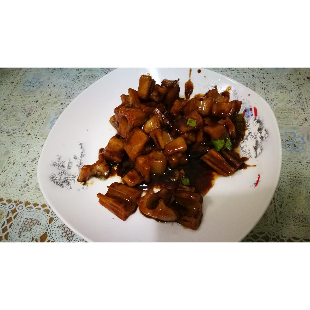 酸甜的开胃菜-  糖醋藕丁