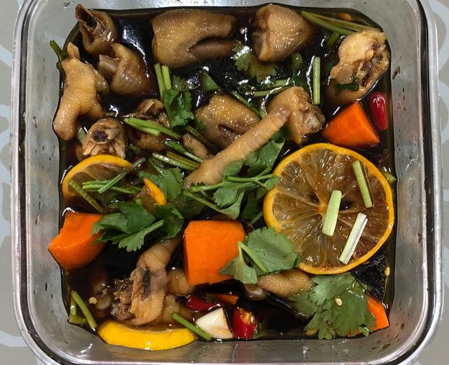 柠檬酸辣鸡爪的做法