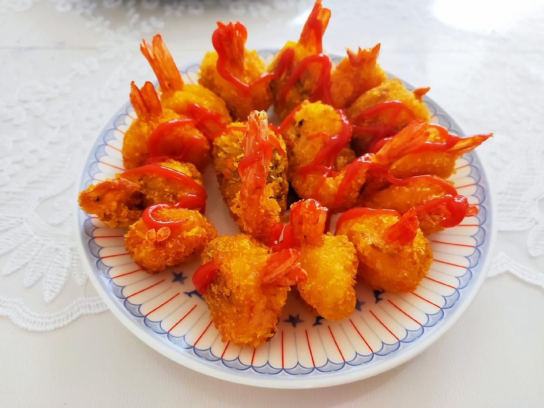 炸虾球，超简单的美味的做法