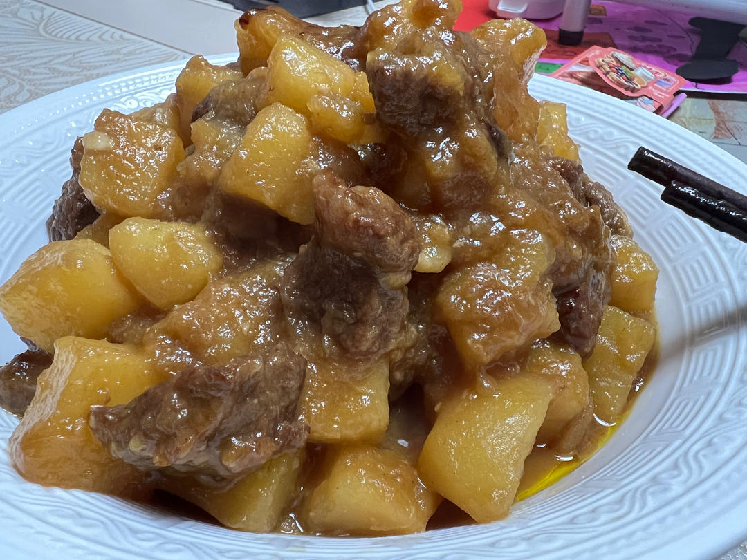 红烧牛肉土豆 （独家秘制）