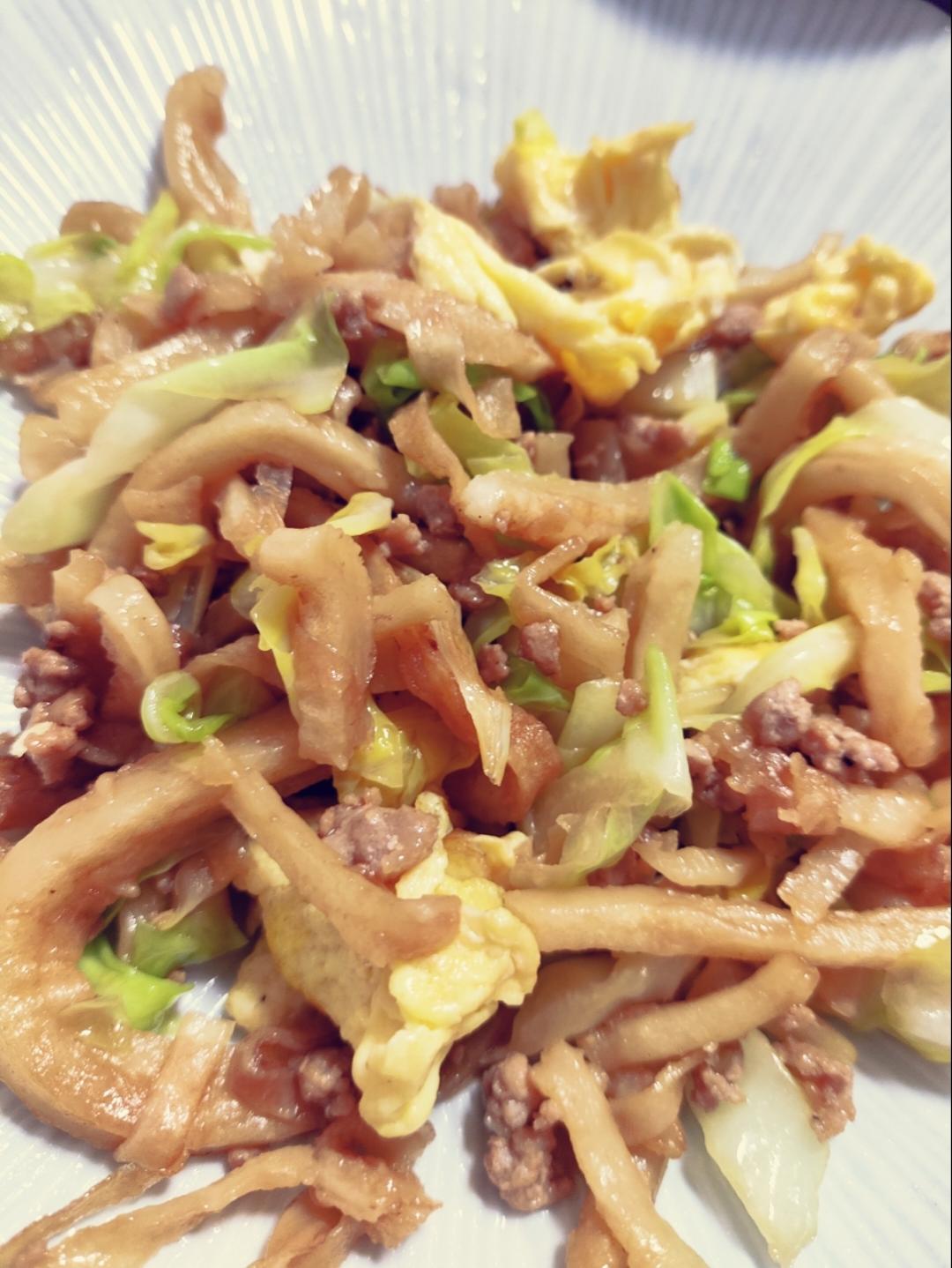 老北京素炒饼(肉炒饼)