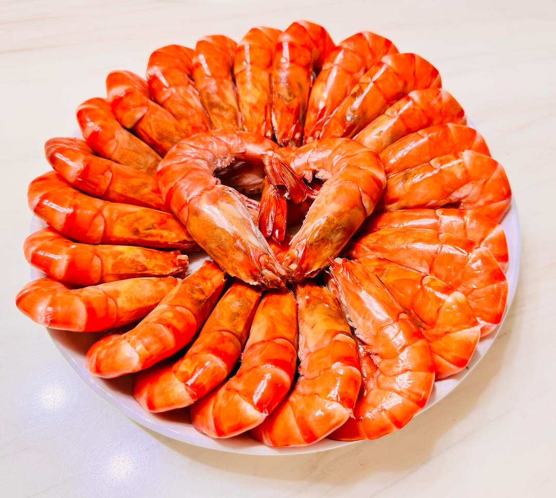 最简单的白灼虾（水煮）盐水基尾虾