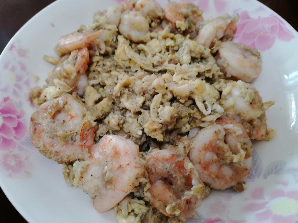 滑蛋炒虾仁🍤