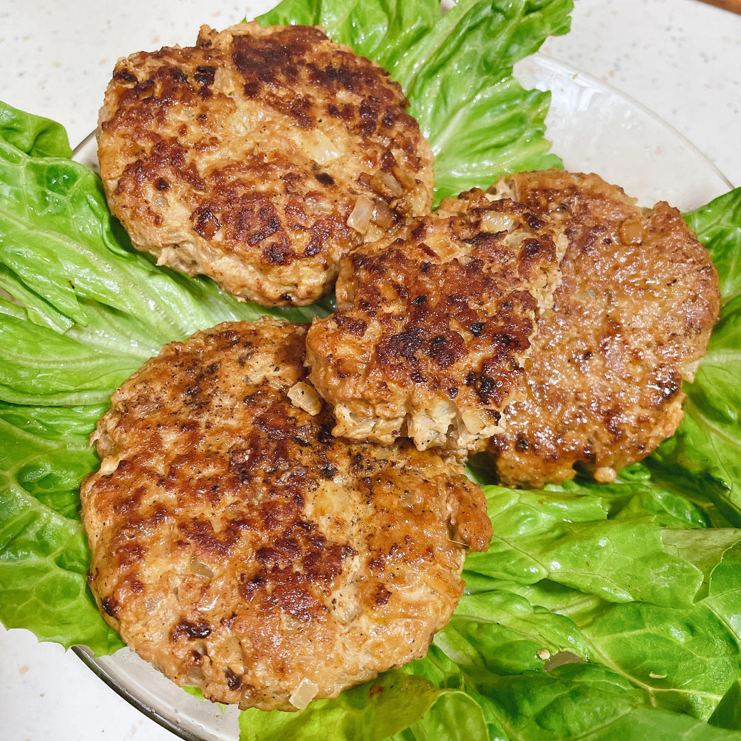 不输给牛肉的猪肉汉堡肉饼