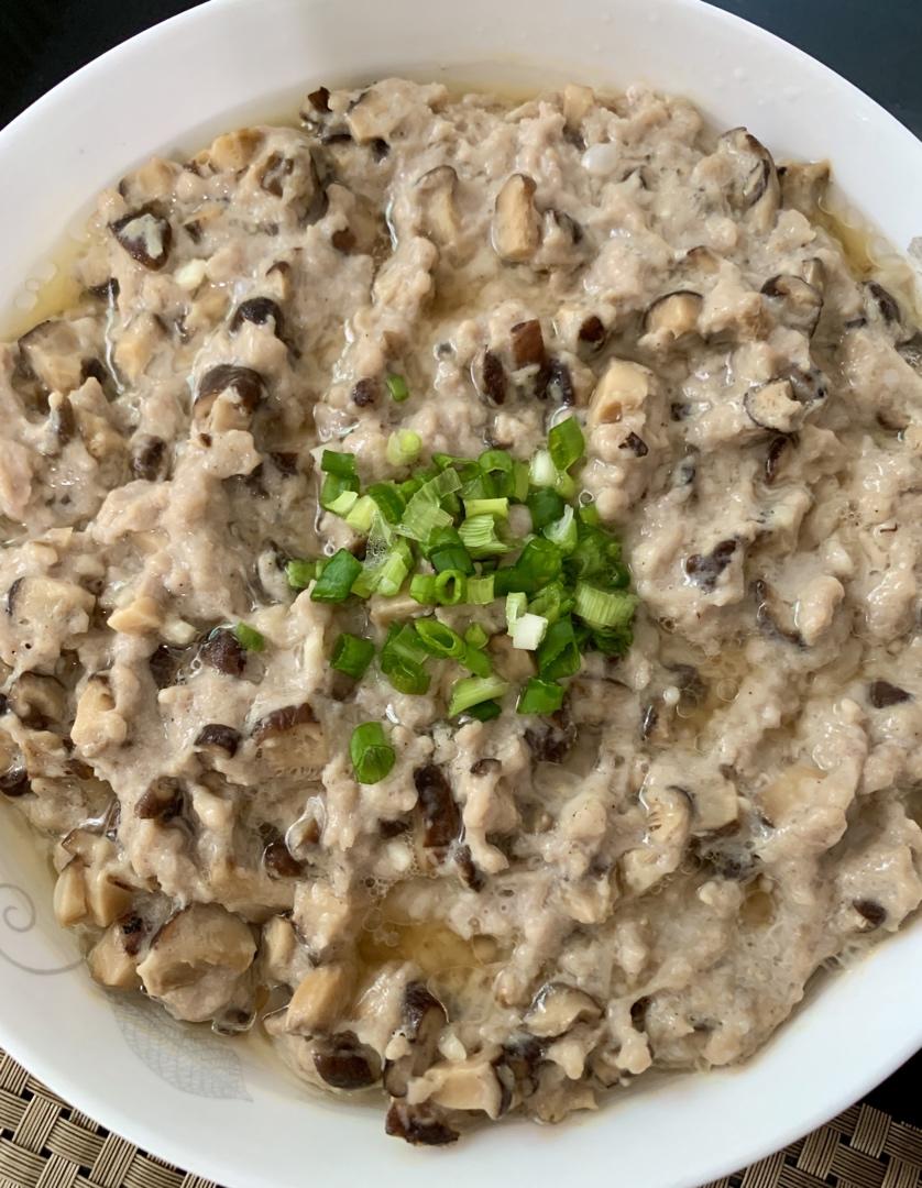 香菇蒸肉饼