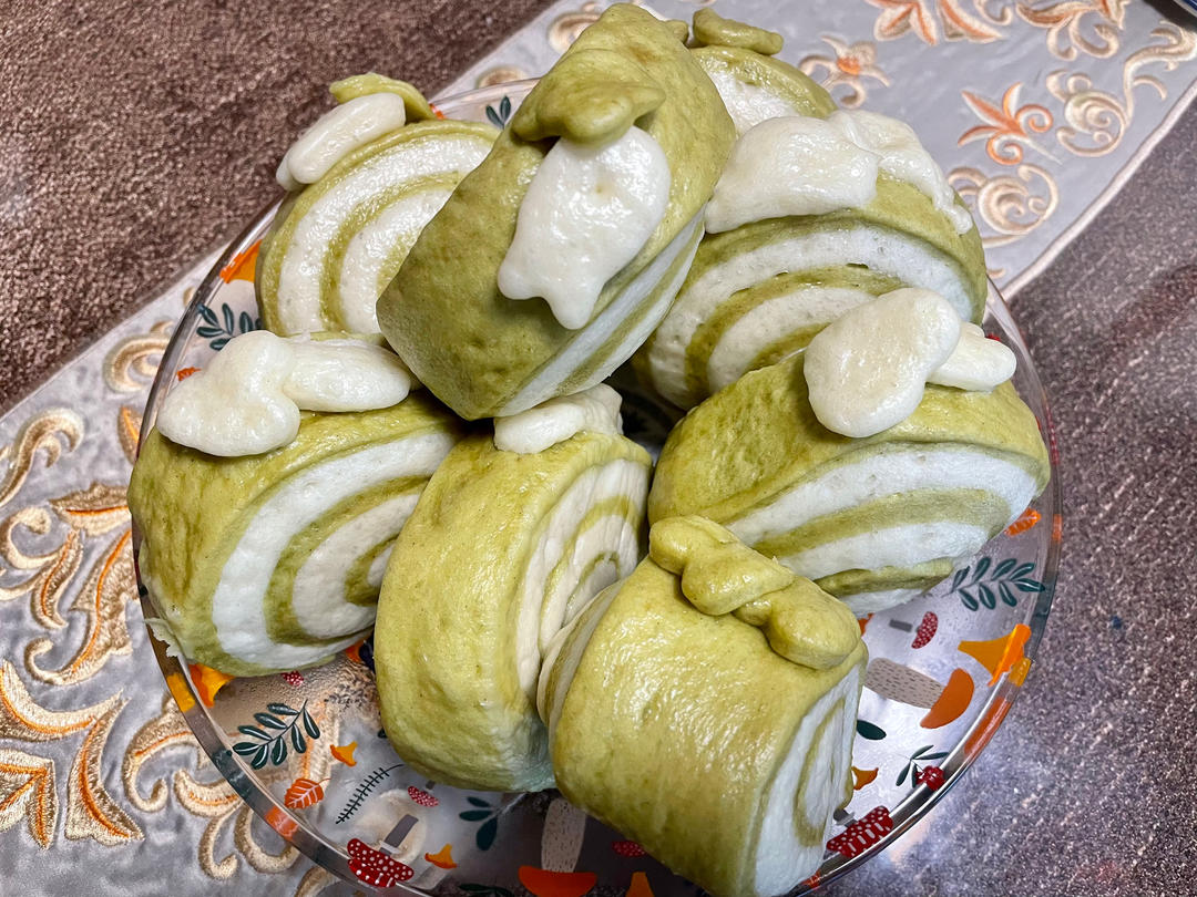 菠菜馒头