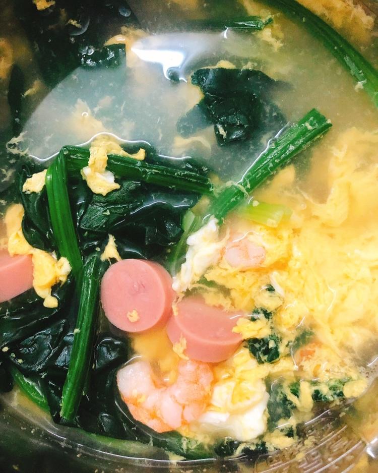 菠菜鸡蛋汤