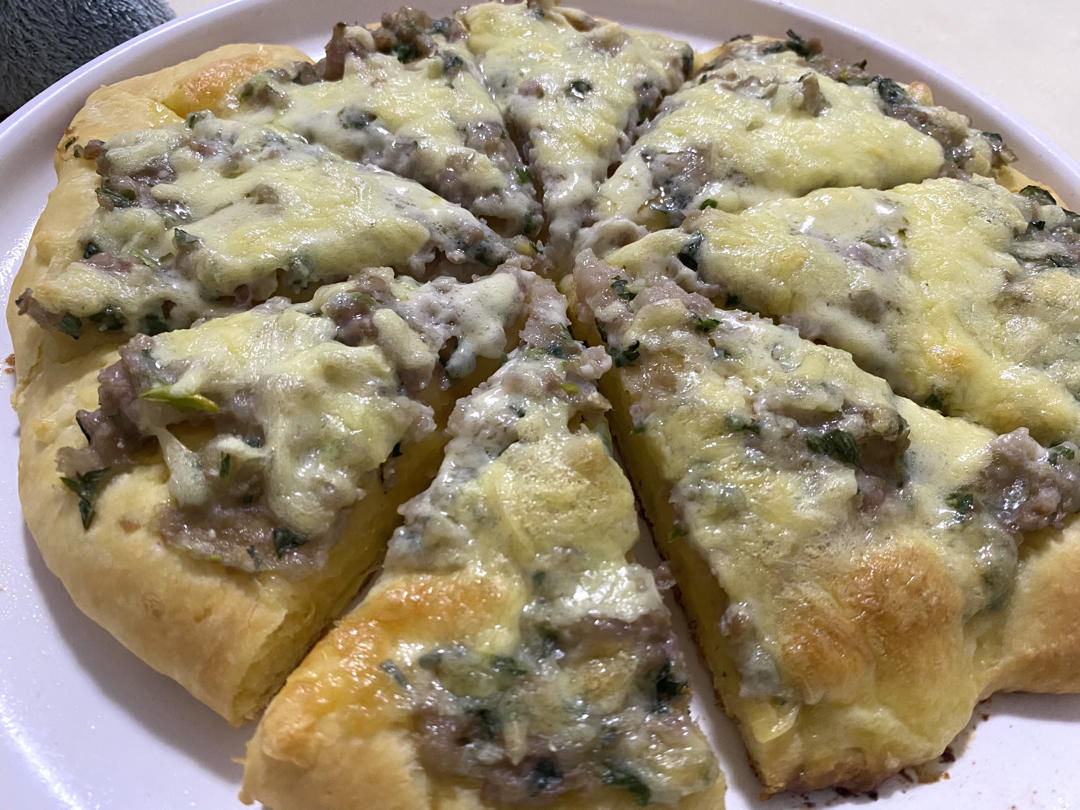 8寸披萨饼皮做法（🉑️厚🉑️薄，🉑️脆🉑️软）4张