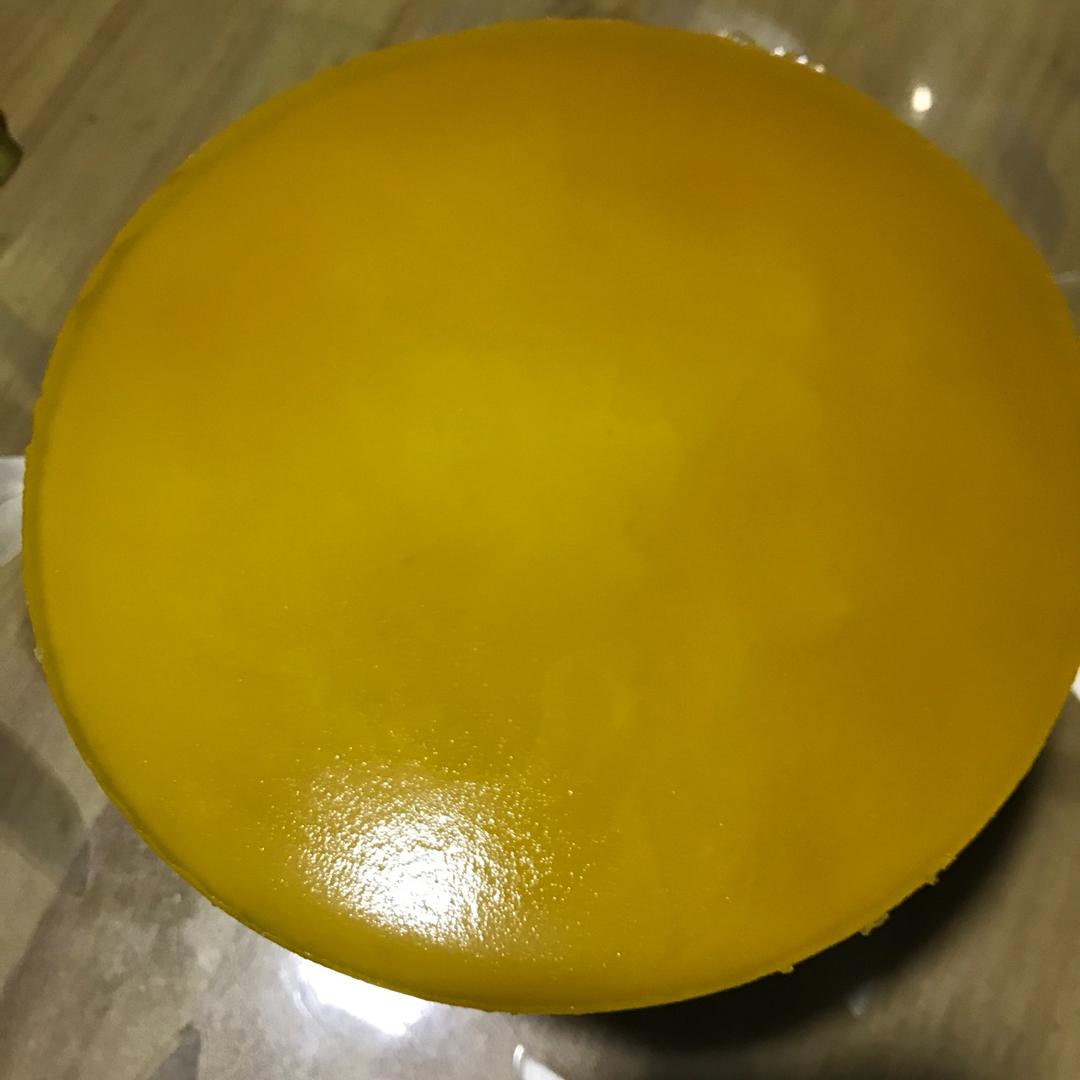 料超足的芒果慕斯蛋糕