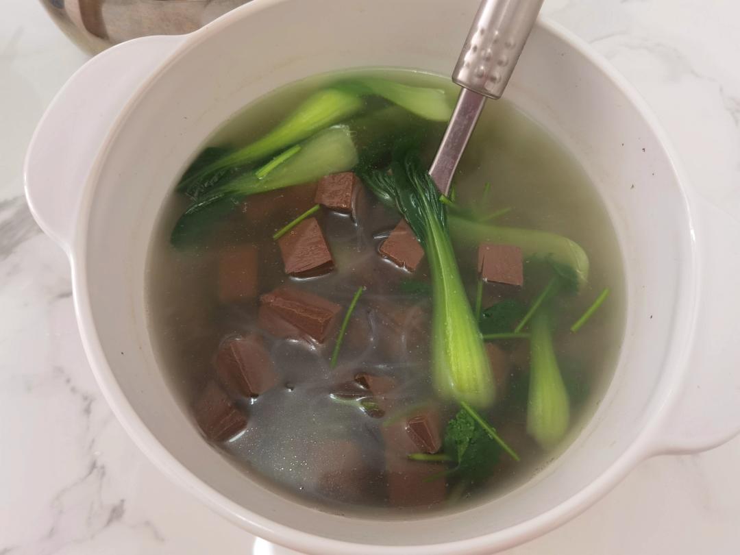 鸭血粉丝汤（无浓汤宝）