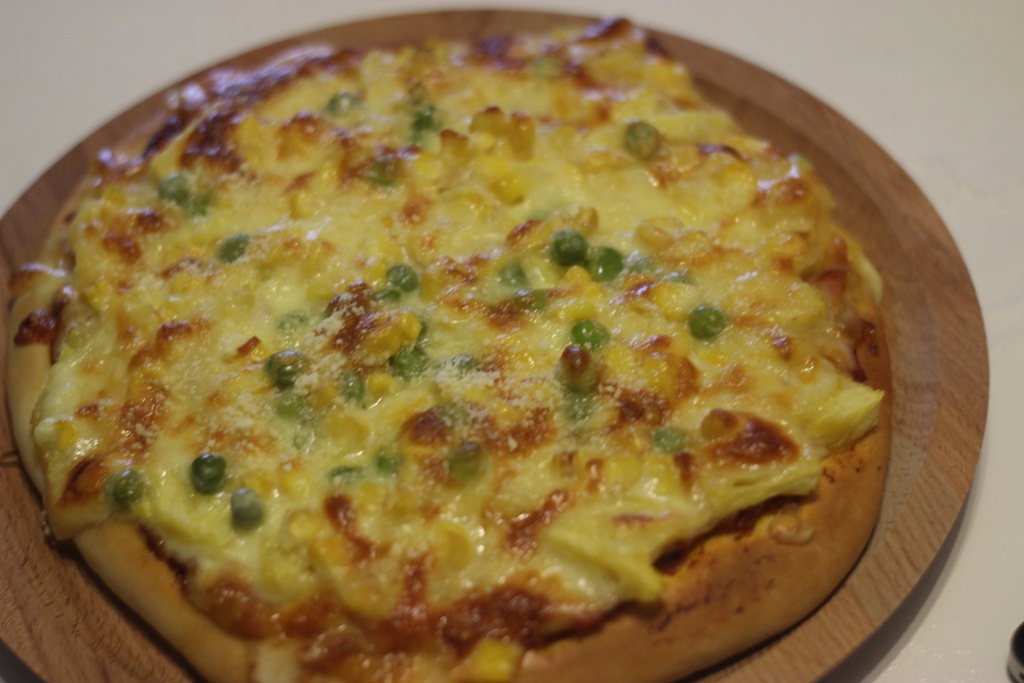 菠萝虾仁披萨