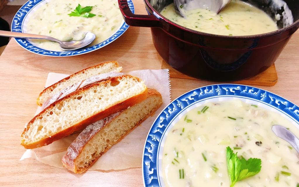 蛤蜊浓汤 Clam Chowder
