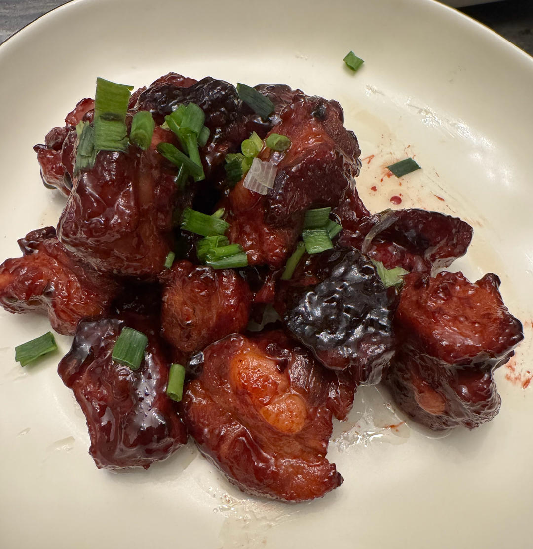 红腐乳烧排骨
